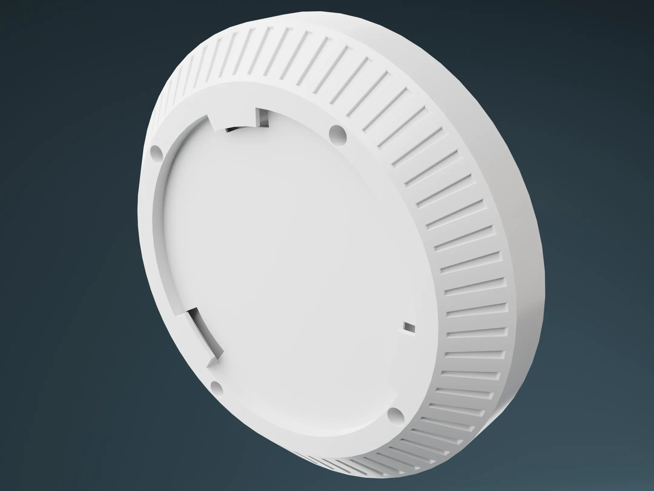 Ceiling Wi-Fi Router PBR Smart Home Network Device 3D Model .c4d .max .obj .3ds .fbx .stl .blend 