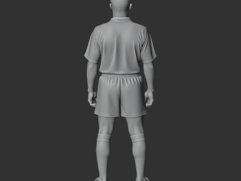Abedi Pele Figurine 3D Model