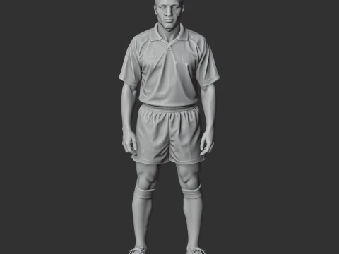 Abedi Pele Figurine 3D Model