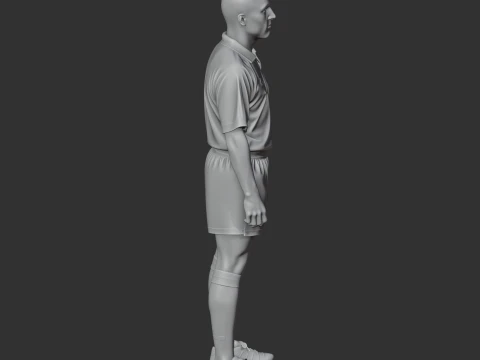 Abedi Pele Figurine 3D Model