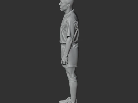 Abedi Pele Figurine 3D Model