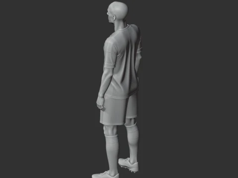 Arjen Robben Figurine 3D Model