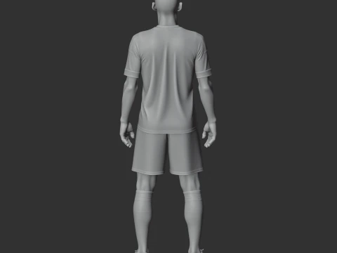 Arjen Robben Figurine 3D Model