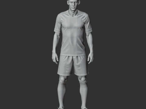 Arjen Robben Figurine 3D Model