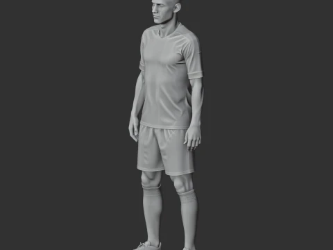 Arjen Robben Figurine 3D Model