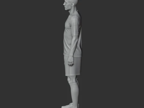 Arjen Robben Figurine 3D Model