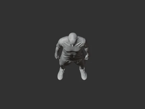 Arjen Robben Figurine 3D Model