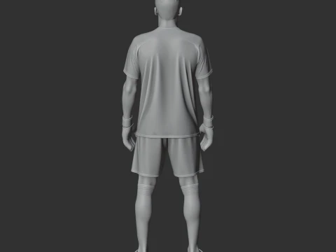 Buffon Figurine 3D Model