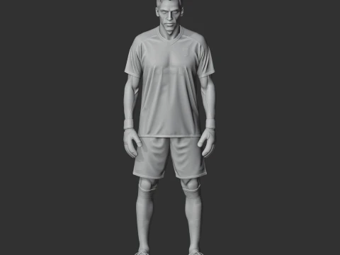 Buffon Figurine 3D Model