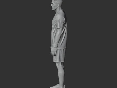 Buffon Figurine 3D Model