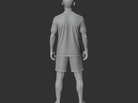 Dirk Kuyt Figurine 3D Model