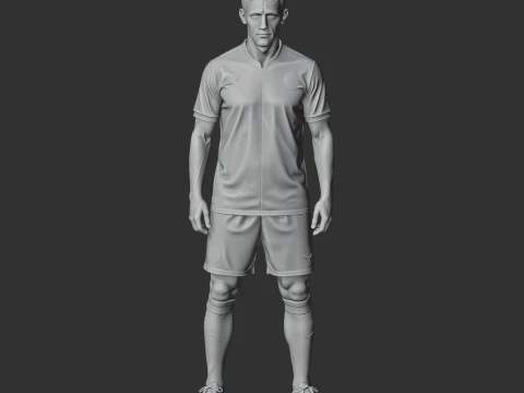 Dirk Kuyt Figurine 3D Model