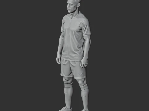 Dirk Kuyt Figurine 3D Model