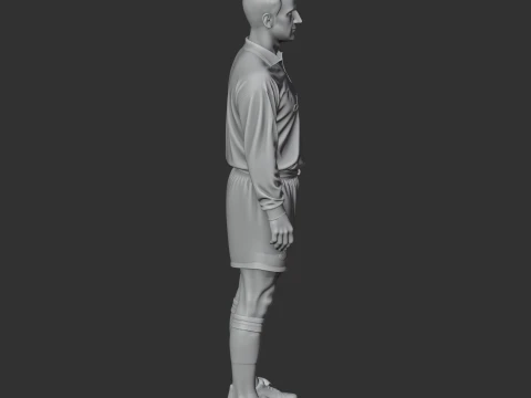 Eric Cantona Figurine 3D Model