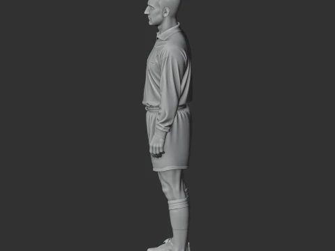 Eric Cantona Figurine 3D Model