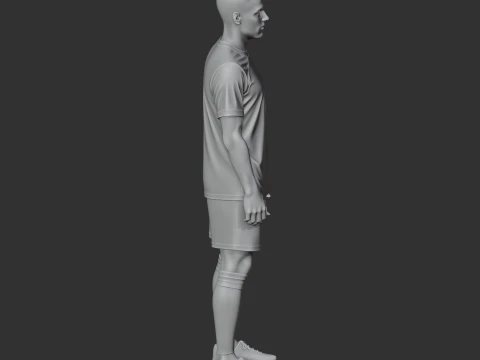 Georginio Wijnaldum Figurine 3D Model
