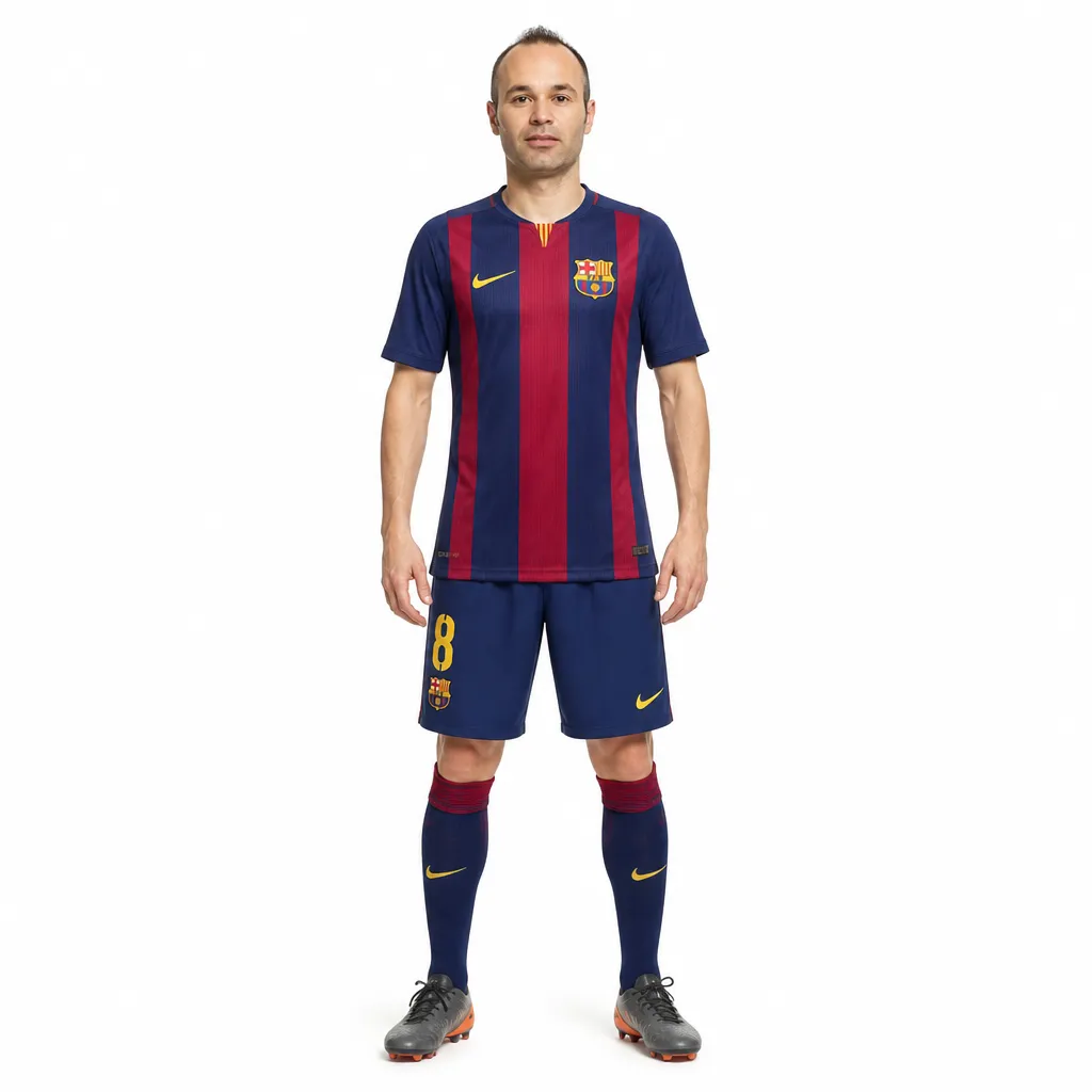 Iniesta Figurine 3D Model .c4d .max .obj .3ds .fbx .stl .blend 