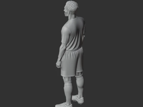 Michael Essien Figurine 3D Model