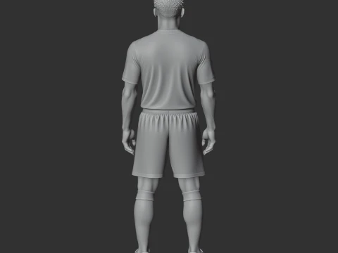 Michael Essien Figurine 3D Model