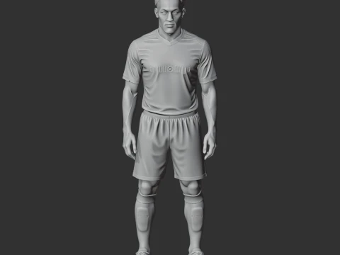 Michael Essien Figurine 3D Model