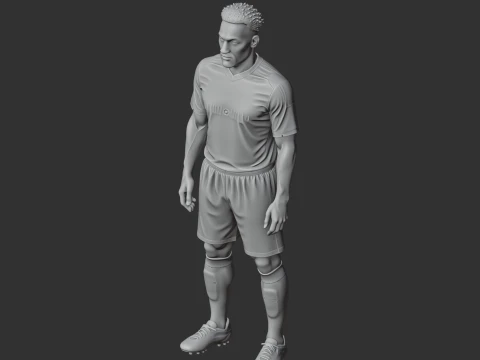 Michael Essien Figurine 3D Model
