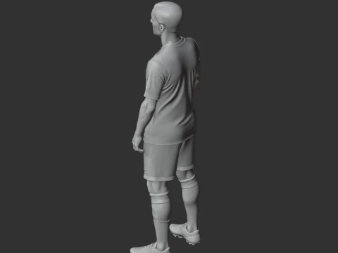 Paul Scholes Figurine 3D Model