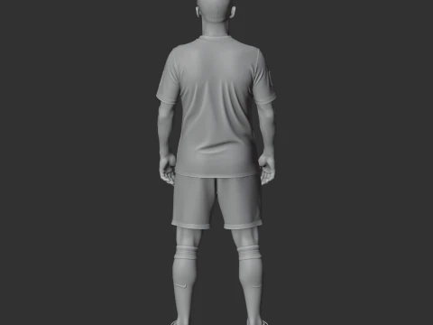 Paul Scholes Figurine 3D Model