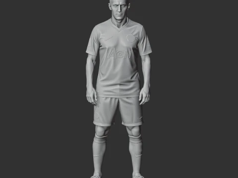 Paul Scholes Figurine 3D Model