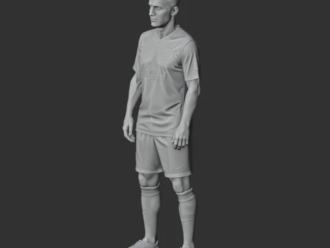 Paul Scholes Figurine 3D Model