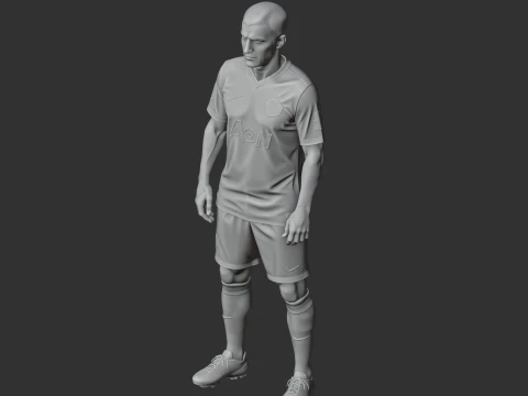 Paul Scholes Figurine 3D Model