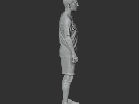 Paul Scholes Figurine 3D Model