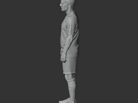 Paul Scholes Figurine 3D Model