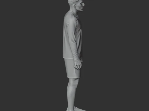 Alphonso Davies 3D Model
