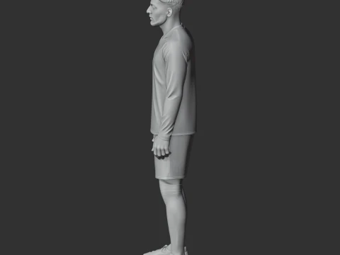 Alphonso Davies 3D Model