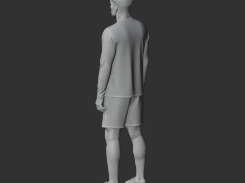 Alphonso Davies 3D Model