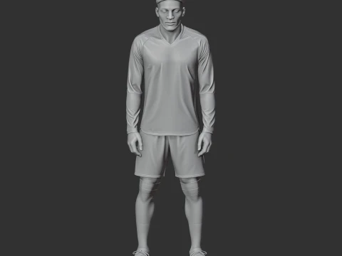 Alphonso Davies 3D Model