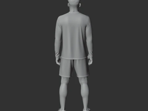 Alphonso Davies 3D Model
