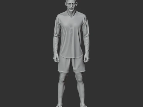Federico Valverde 3D Model