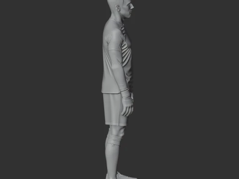 Jan Oblak 3D Model