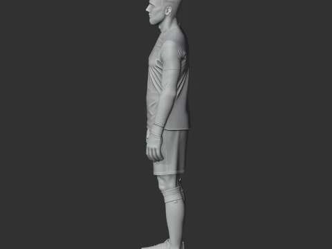 Jan Oblak 3D Model