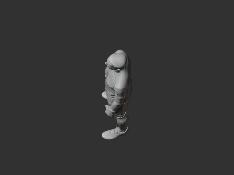 Jan Oblak 3D Model