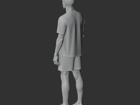 Kylian Mbapp 3D Model