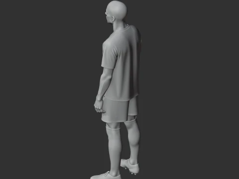 Kylian Mbapp 3D Model