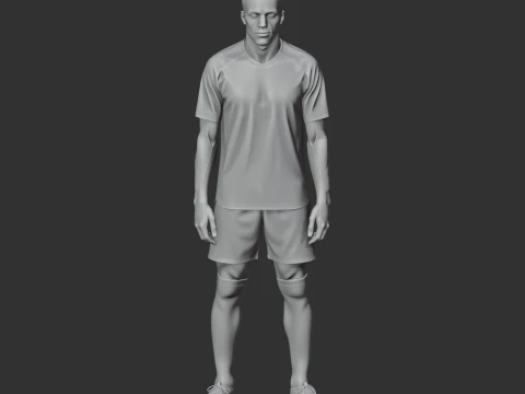 Kylian Mbapp 3D Model