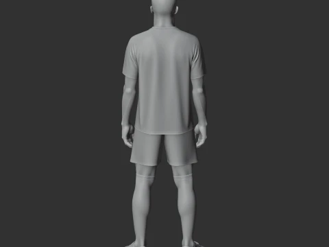 Kylian Mbapp 3D Model