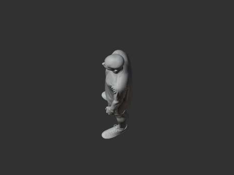 Kylian Mbapp 3D Model