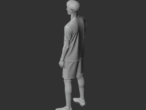 Lamine Yamal 3D Model