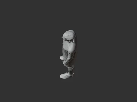 Leon Goretzka 3D Model