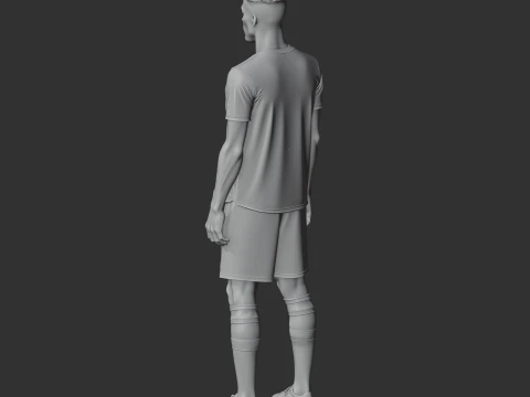 Kingsley Coman 3D Model