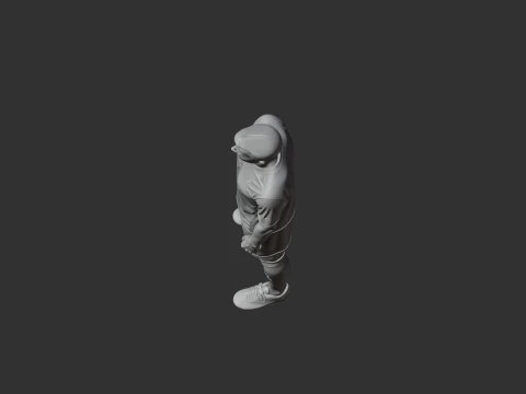 Rafael van der Vaart 3D Model